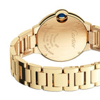 Ballon Bleu de Cartier 33 | 33mm, 18K Yellow Gold, Silver Dial, Gold Bezel