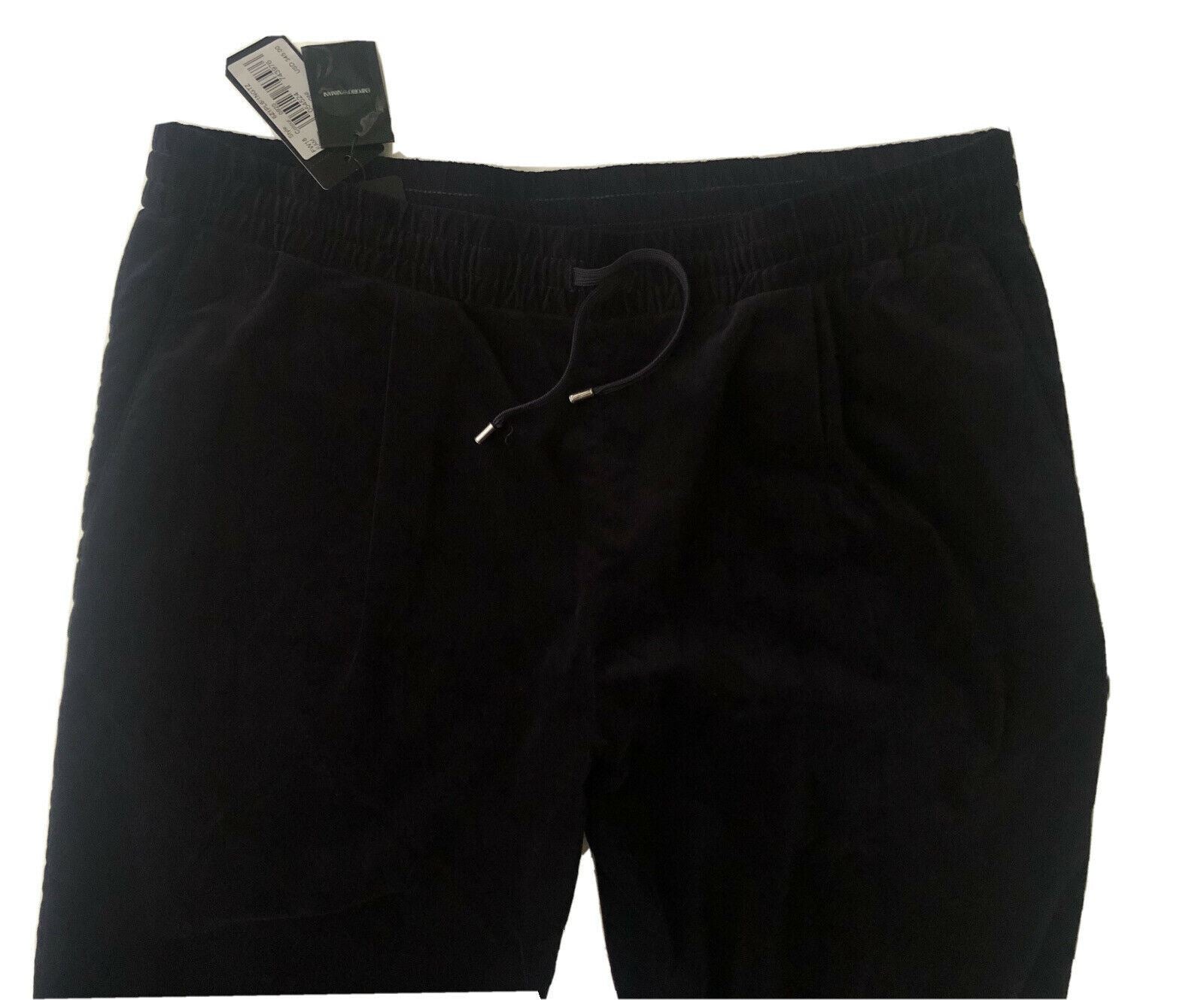 NWT $345 Emporio Armani Mens Black Casual Pants Size 34 US (50 Euro) 6Z1PL6
