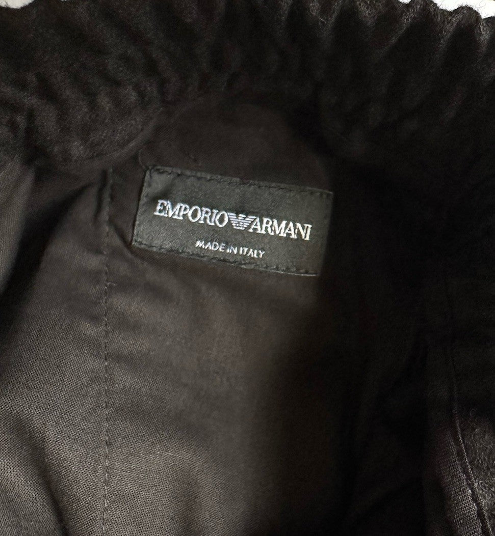 Armani Collezioni Mens Black Casual Pants Size 40 US U1P740 $695 Italy NWT