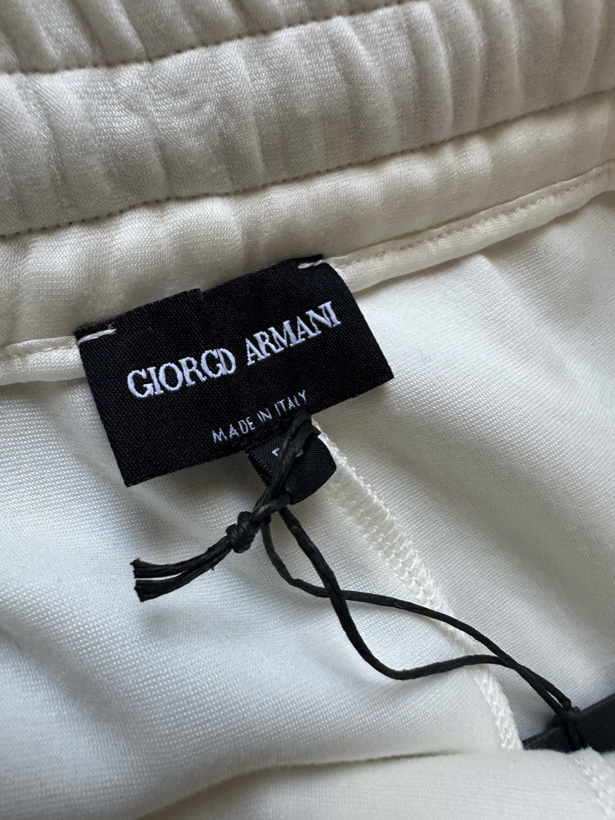 Giorgio Armani Mens White Casual Pants Size 38 US (54 Euro) 3RSP70 NWT $1095