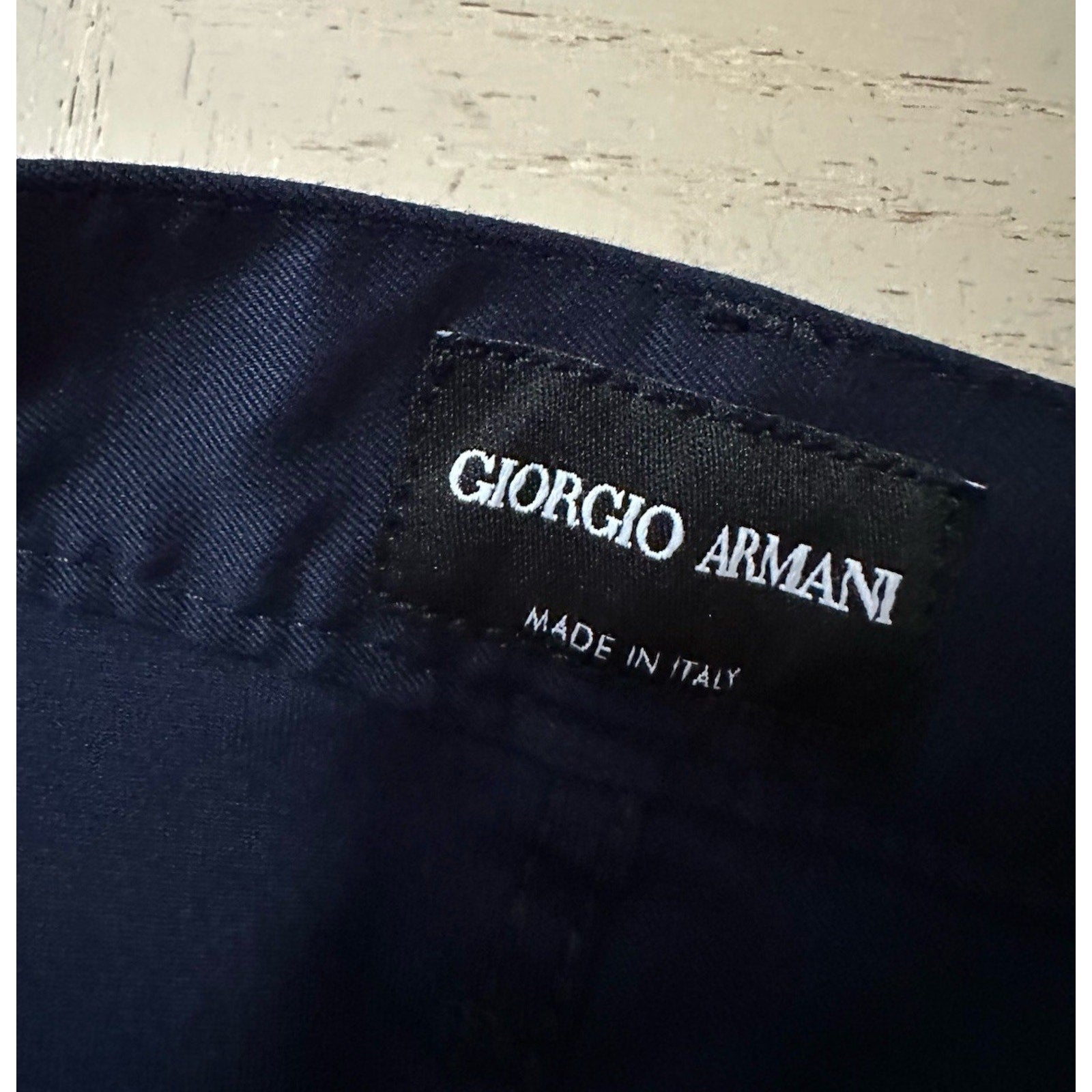 New Giorgio Armani Men’s Pants Jeans Navy Size 30 US Made In Italy