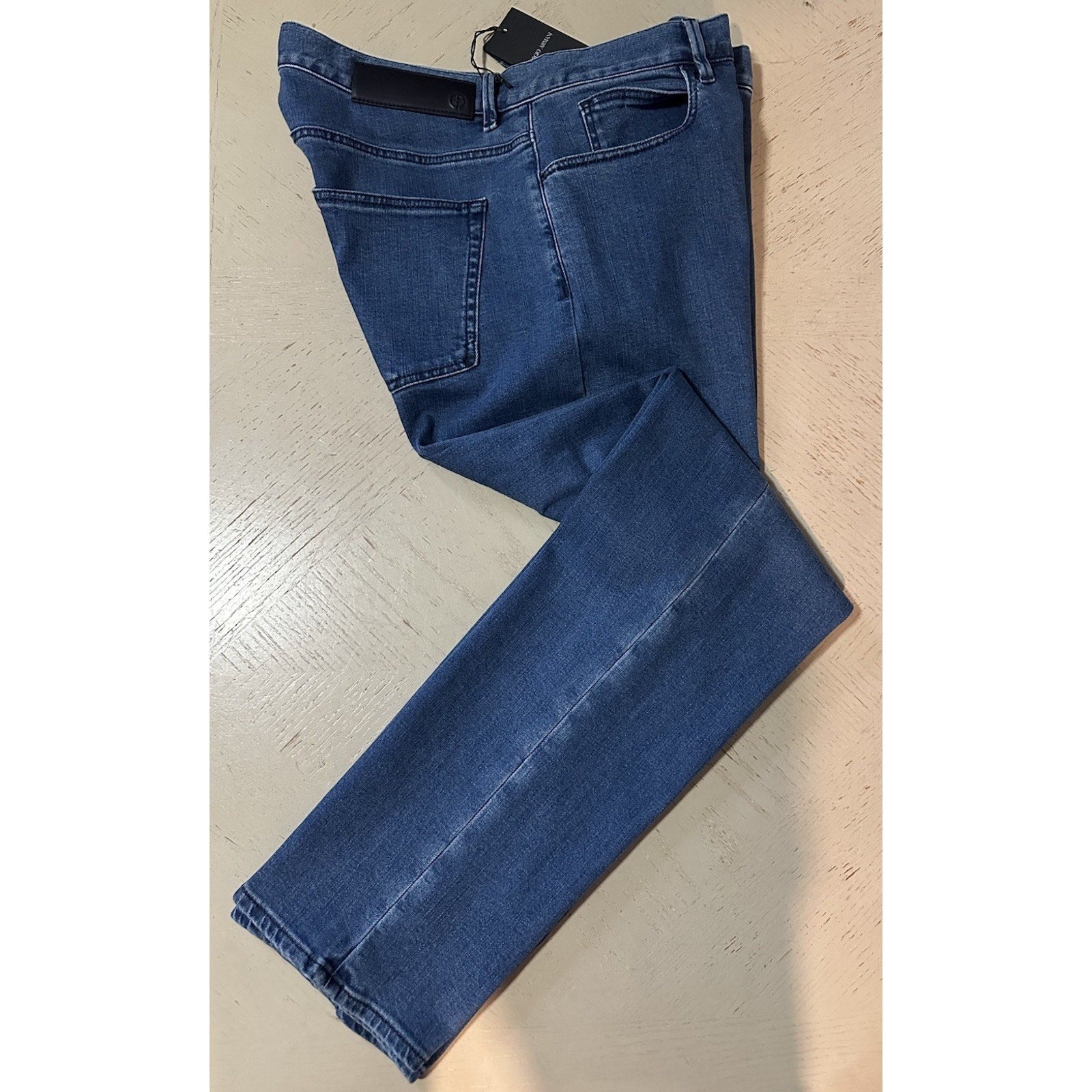 New $695 Giorgio Armani Men’s Pants Jeans Blue Size 32 Italy