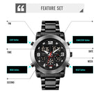 skmei-1642-three-time-display-luminous-electronic-watch-support-alarm-clockrose-gold