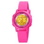 skmei-1721-triplicate-round-dial-led-digital-display-luminous-silicone-strap-electronic-watchrose-red
