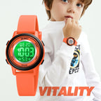 skmei-1721-triplicate-round-dial-led-digital-display-luminous-silicone-strap-electronic-watchrose-red