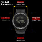 north-edge-terrax-outdoor-luminous-waterproof-men-multifunctional-nylon-strap-sports-watchblack