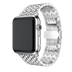 Braided Luxe Stainless Steel Link Band For Apple Watch Multiple Colors Available