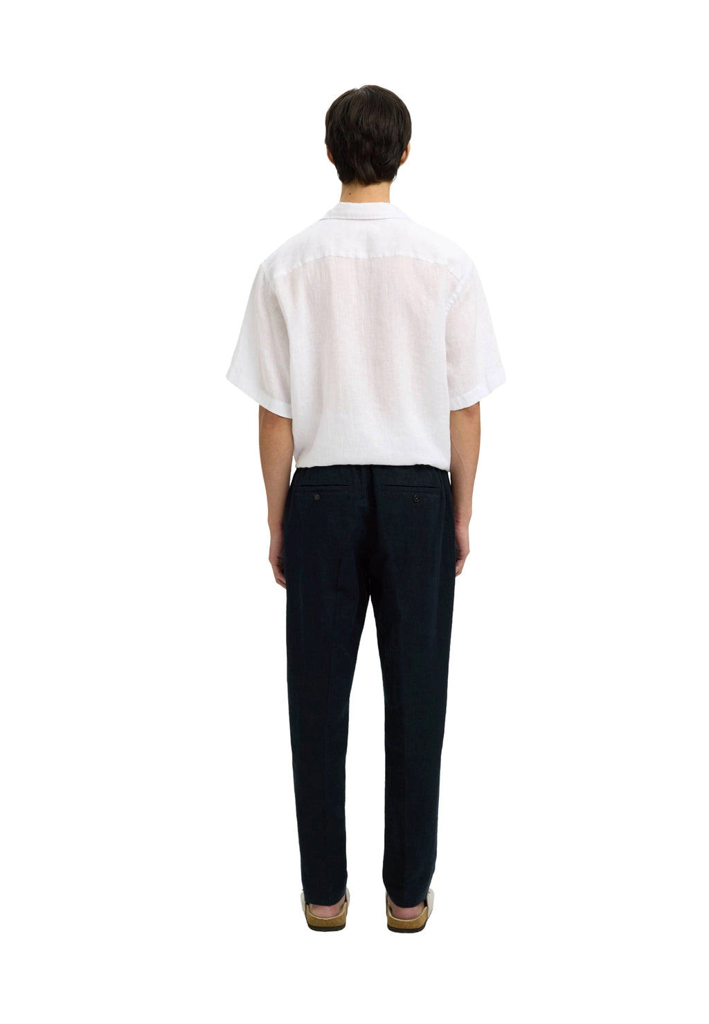 Selected Homme Black Slm196-straight Leroy Pantaloni Uomo | 16096224