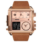 skmei-1391-multifunctional-men-business-digital-watch-30m-waterproof-square-dial-wrist-watch-with-leather-watchbandbrown