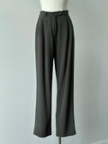 Emporio Armani 1990s Wool Pleated Tailored Trousers - W25