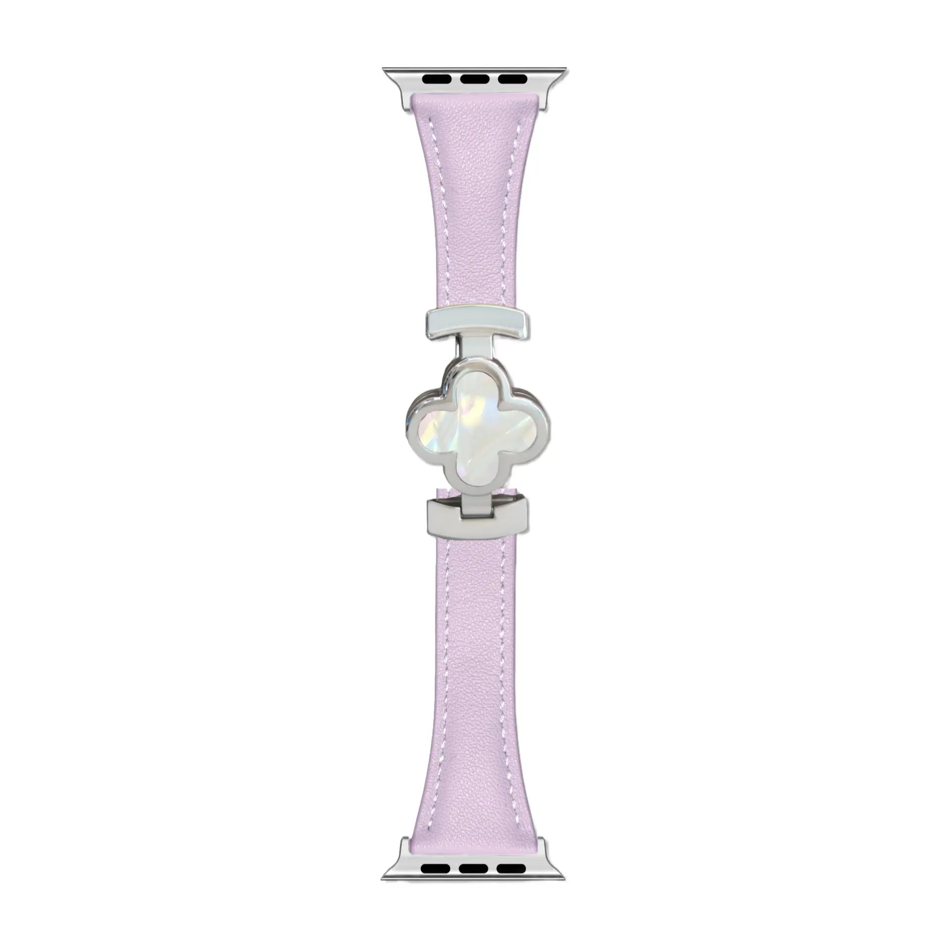 Lucky Flower Leather Strap For Apple Watch